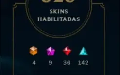 Conta League of Legends 528 Skins