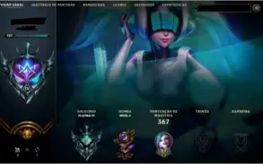 BARATA COLECIONADOR SKIN KAYLE JUIZA, 7 SKIN VITORIOSAS, ETC