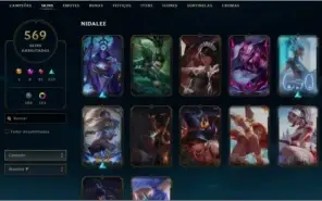 CONTA PARA COLECIONADOR LEAGUE OF LEGENDS