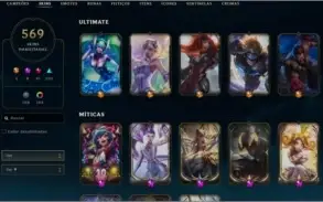 CONTA PARA COLECIONADOR LEAGUE OF LEGENDS