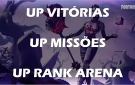 Fortnite UP VITÓRIAS/ UP DESAFIOS/ UP MODO ARENA