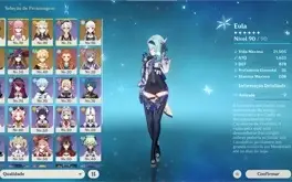 AR55 - Ayaka, Eula, Yae Miko, Albedo, Jean C1, Mona e Keqing