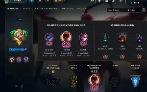 Conta De Lol E Vava| Fa| 177Skin | Level 143 |Vandal Sublime