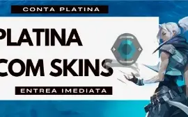 CONTA VALORANT PLATINA COM SKINS