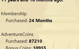 Conta AQW 12 Anos