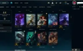Conta LOL low level - Skin Miss Fortune Vingadora Exocósmica
