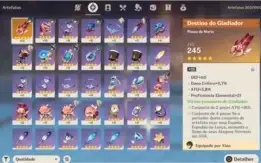 Vendo conta AR 36, Xiao + Venti + Espinha Celestial