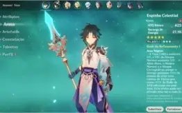 Vendo conta AR 36, Xiao + Venti + Espinha Celestial
