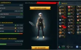 Conta RuneScape 3 Ironman/Independente