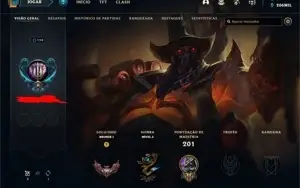 CONTA TOP LEAGUE OF LEGENDS