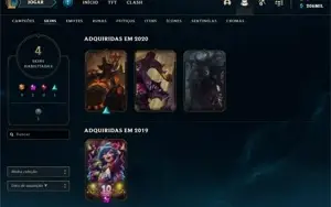 CONTA TOP LEAGUE OF LEGENDS