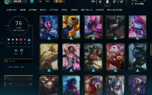 Bronze 4 com 140 Champs e 76 Skins ( JG / TOP )