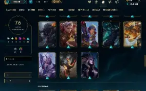 Bronze 4 com 140 Champs e 76 Skins ( JG / TOP )