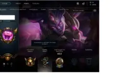 Conta de lol OURO 3 Varias skins
