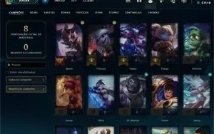 Conta DIAMANTE 4 - Smurf LOL (league of legends) ELOMOON