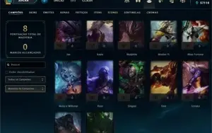Conta DIAMANTE 4 - Smurf LOL (league of legends) ELOMOON