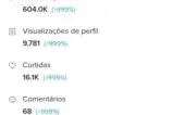 Conta tiktok 83.7k+ P