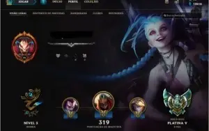 Conta lol platina