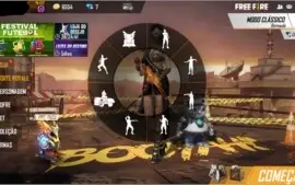Conta do FF com 4 passes incluindo o atual