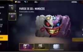 Conta do FF com 4 passes incluindo o atual