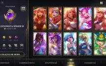 WR main mago/Sup (100Skins, 11 lendárias, algumas limitadas)