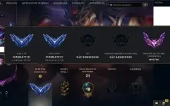 Conta Lol Diamante nas duas filas