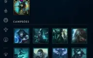 Conta Lol Diamante nas duas filas