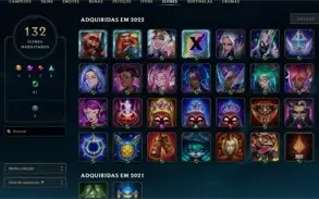 Conta legue of legends nivel 216 criada em 2013