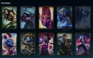 Conta legue of legends nivel 216 criada em 2013