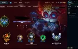 Conta League of Legends Diamante 3