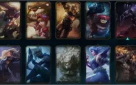 Conta platina 4 135 campeões/102 skins 60% de winrate.