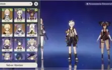 GENSHIN IMPACT / AR 50 / XIAO + JEAN + ZHONGLI + KEQING
