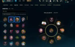 Platina 3 com 35 Champs e 7 Skins