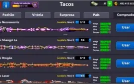 CONTA 8 BALL POOL + 600 MILHÕES
