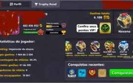 CONTA 8 BALL POOL + 600 MILHÕES