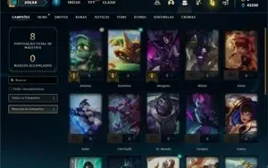 Conta ouro 4 com 23 Champs e 3 Skins