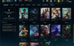 Conta ouro 4 com 23 Champs e 3 Skins