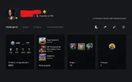CONTA PLAYSTATION COM 122 PLATINAS! RARA! CRIADA HÁ 10 anos!