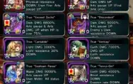Grand Summoners 50 Ascends units, 4 special Arts