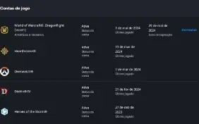 Conta wow com the war within (exp nova) + Diablo 4