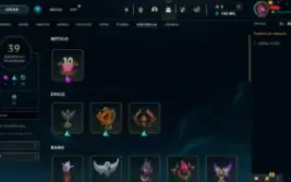Conta Mestre - Nível 637 - +150 Pontos - 292 Skins