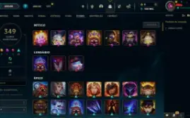 Conta Mestre - Nível 637 - +150 Pontos - 292 Skins