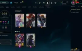 Conta Mestre - Nível 637 - +150 Pontos - 292 Skins