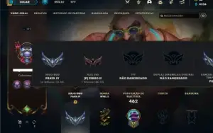Conta prata 4 com TODOS os champs e 182 Skins + 4 Prestigios