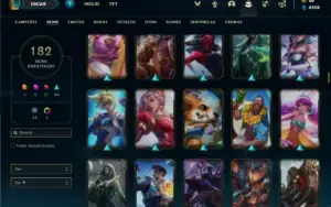 Conta prata 4 com TODOS os champs e 182 Skins + 4 Prestigios