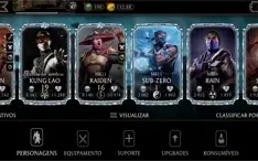 vendo conta do mortal kombat mobile para android