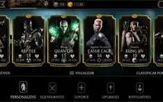 vendo conta do mortal kombat mobile para android