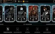 vendo conta do mortal kombat mobile para android