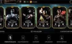vendo conta do mortal kombat mobile para android