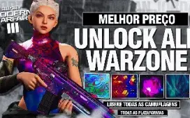 Full Unlock All Mais Barato | Cod Warzone 3 | Mw3 | Mw2